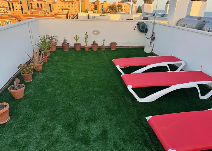 Sunny Luxury Apartment With Two Great Sunny - Level Terraces, Two Swimming Pools, In A New Complex Pueblo Majorero, Close To Fuerteventura Golf Club, Next To The Beach , Atlantico Shopping Mall And Casino In Caleta De Fuste