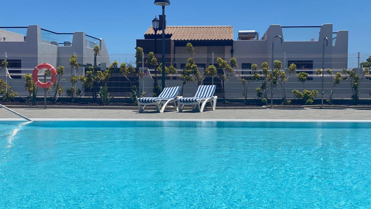 Apartment Sunny Luxury With Two Great Sunny - Level Terraces, Two Swimming Pools, In A New Complex Pueblo Majorero, Close To Fuerteventura Golf Club, Next To The , Atlantico Shopping Mall And Casino In Caleta De Fuste