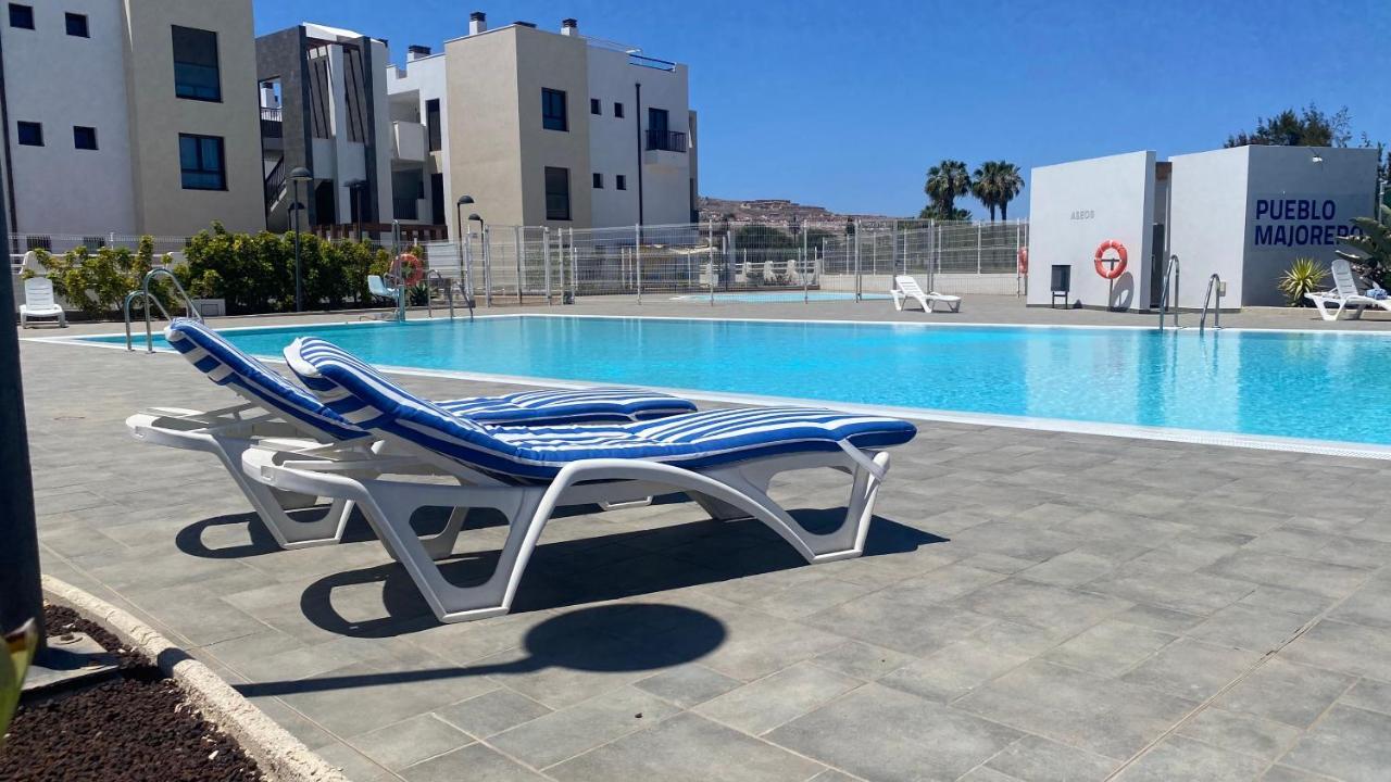 Apartment Sunny Luxury With Two Great Sunny - Level Terraces, Two Swimming Pools, In A New Complex Pueblo Majorero, Close To Fuerteventura Golf Club, Next To The , Atlantico Shopping Mall And Casino In Caleta De Fuste