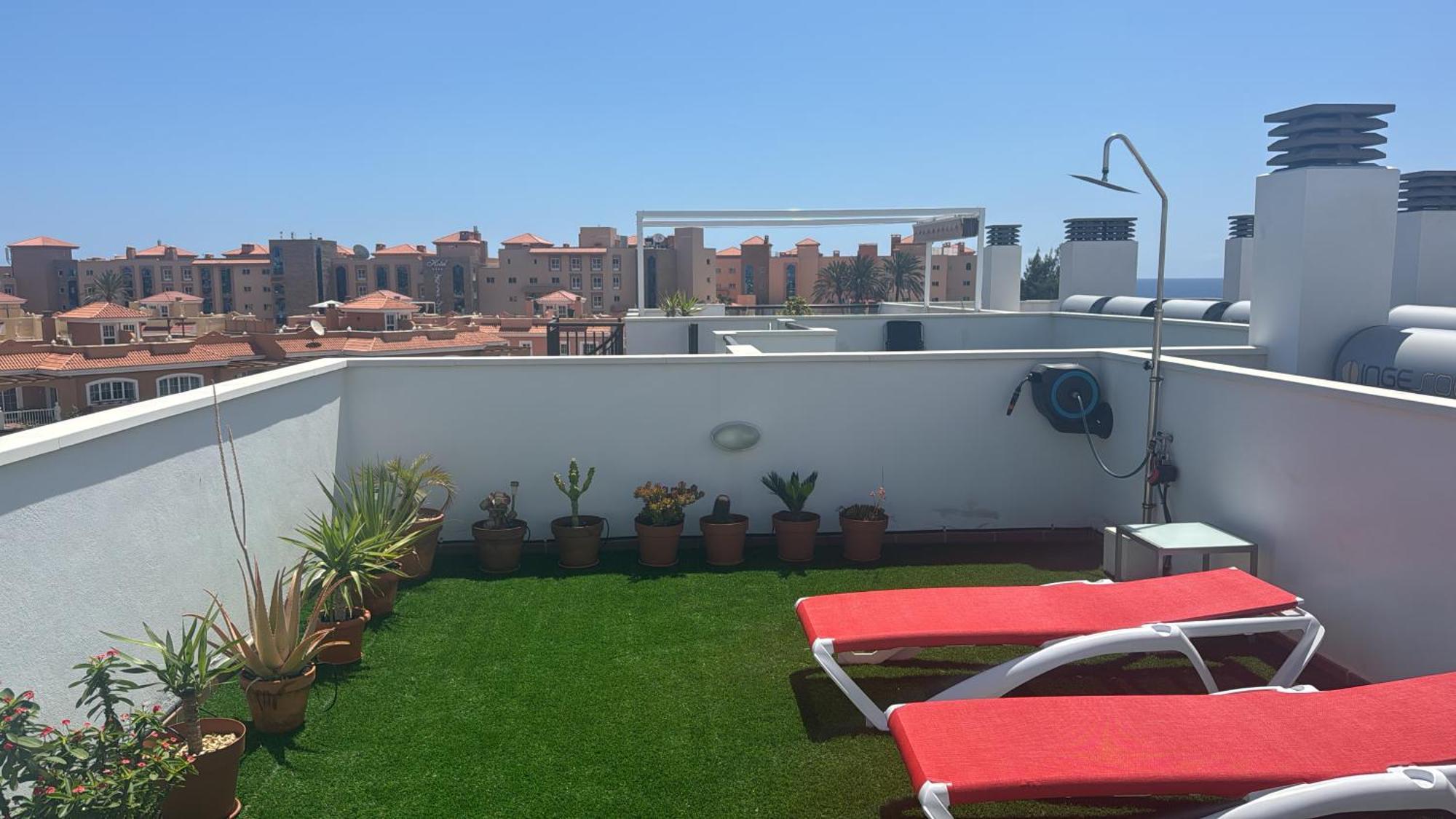 Sunny Luxury With Two Great Sunny - Level Terraces, Two Swimming Pools, In A New Complex Pueblo Majorero, Close To Fuerteventura Golf Club, Next To The , Atlantico Shopping Mall And Casino In Apartment Caleta De Fuste