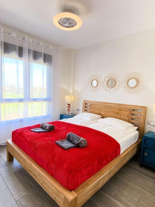 Sunny Luxury With Two Great Sunny - Level Terraces, Two Swimming Pools, In A New Complex Pueblo Majorero, Close To Fuerteventura Golf Club, Next To The , Atlantico Shopping Mall And Casino In Appartamento